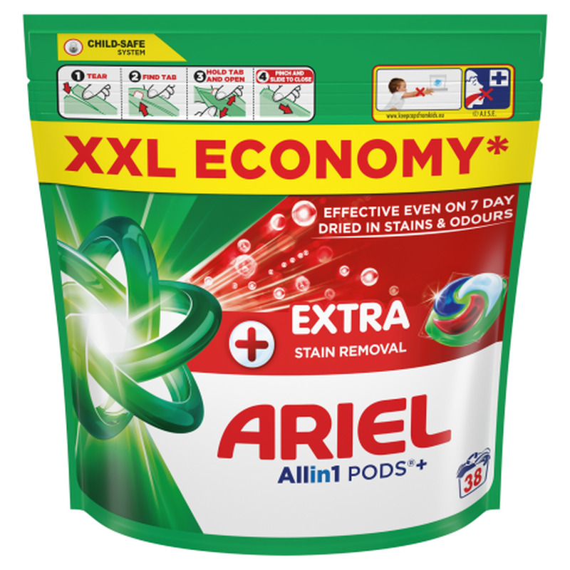 Pesukapslid Ariel Extra Clean 38tk