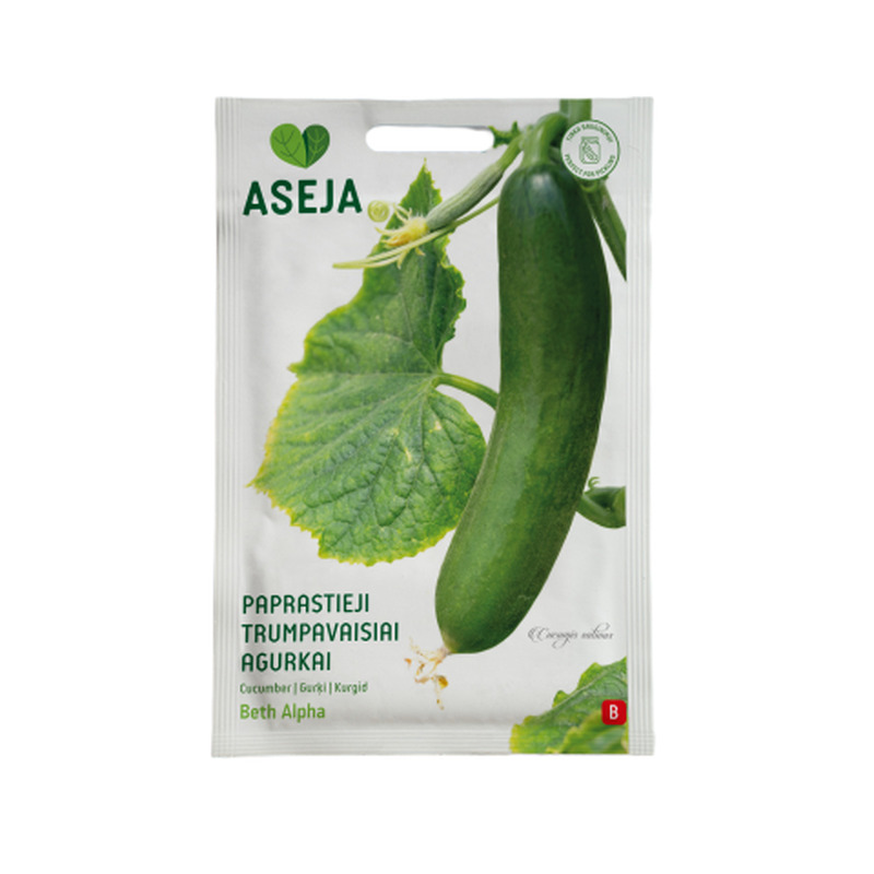 Tavalised lühikese viljaga kurgid Beth Alpha Aseja 0,75g 20-0192 (B)