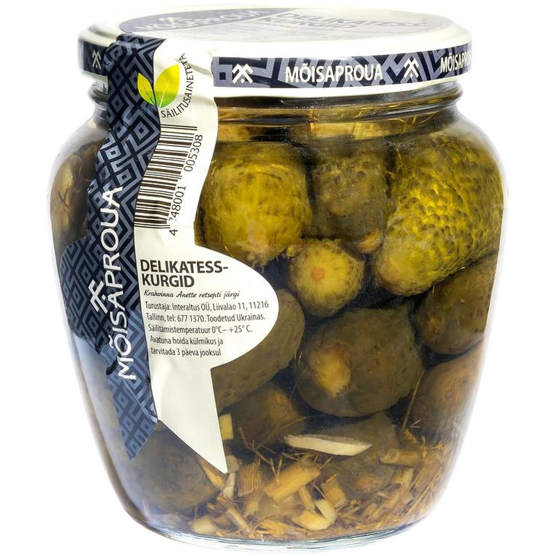 Delikatess kurgid, MÕISAPROUA, 530 g