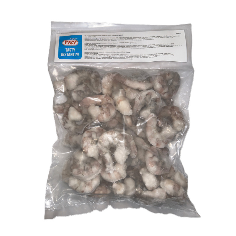 Vici Vannamei Viburhännak 16/20 Toored Kooritud 1kg