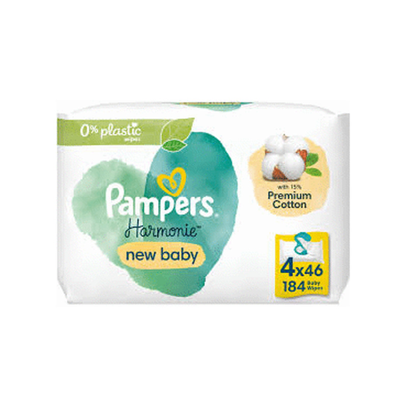 Niisked salvrät.PAMPERS Harmonie 4x46tk