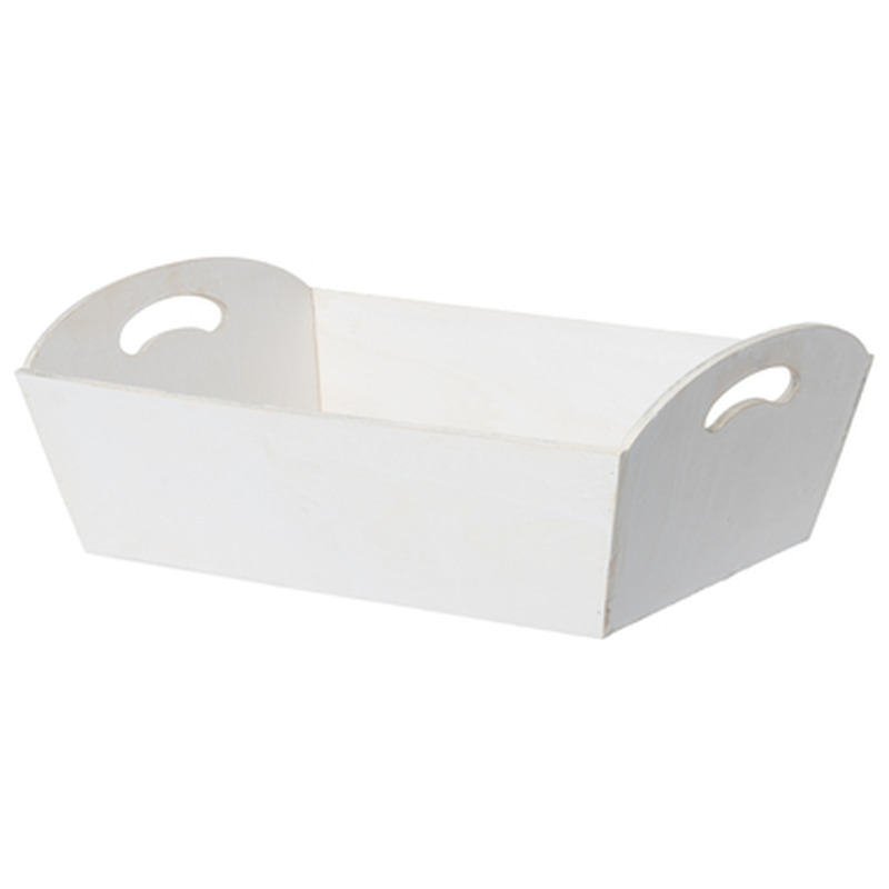 WINTERIA Vineerist kast sangadega 40x30x15cm (valge)