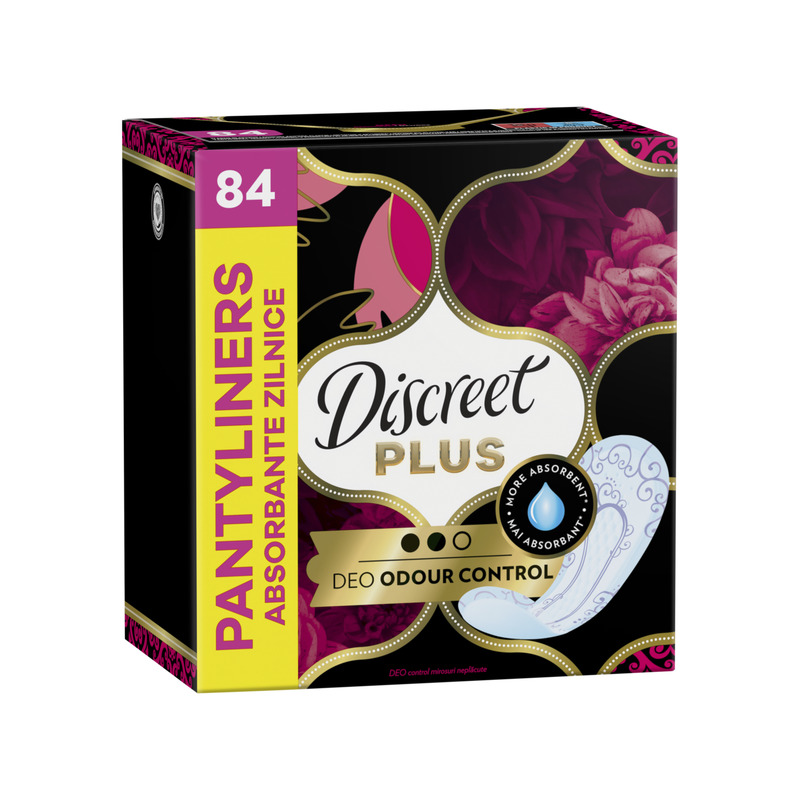 KAST 4 tk! Discreet Protective Odour Control Plus Pesukaitsmed, 84 tk