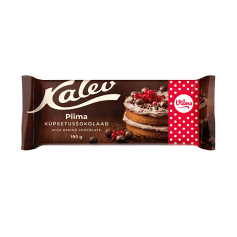Piima küpsetusšokolaad VILMA 190g