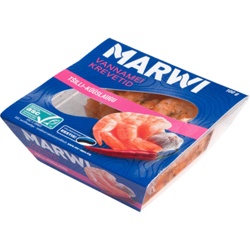 Krevetid tšilli-küüslaugu 100g