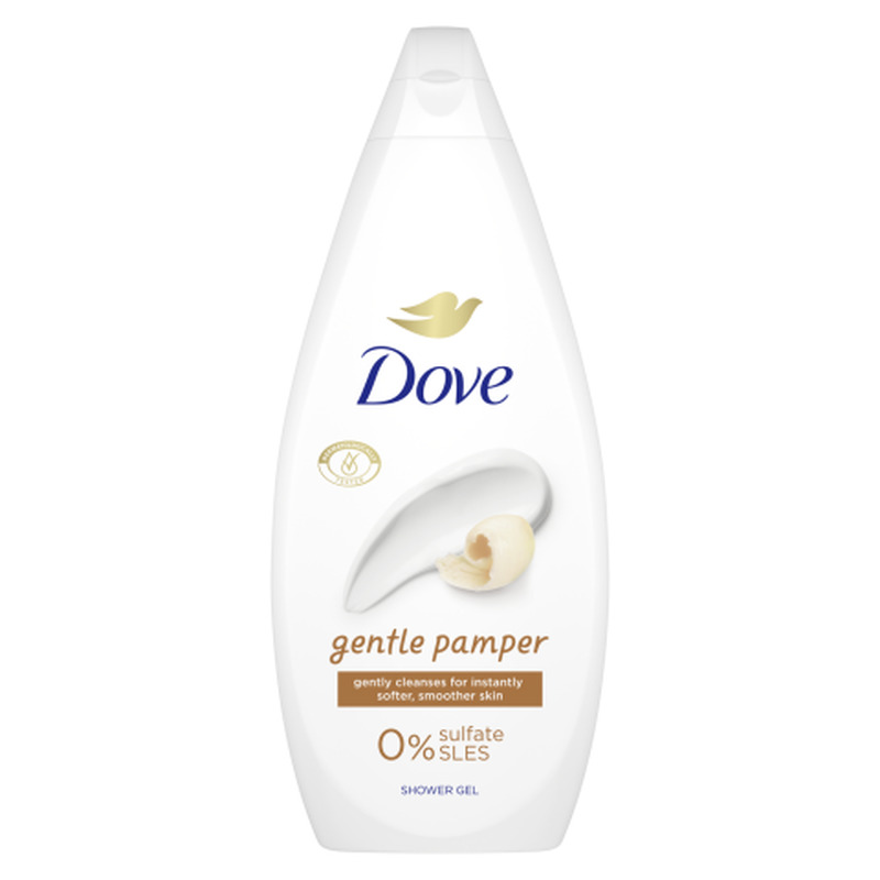 Dušigeel Dove Gentle Pamper 720ml