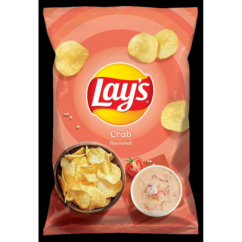 Kartulikrõpsud krabimaitselised, LAY'S, 130 g