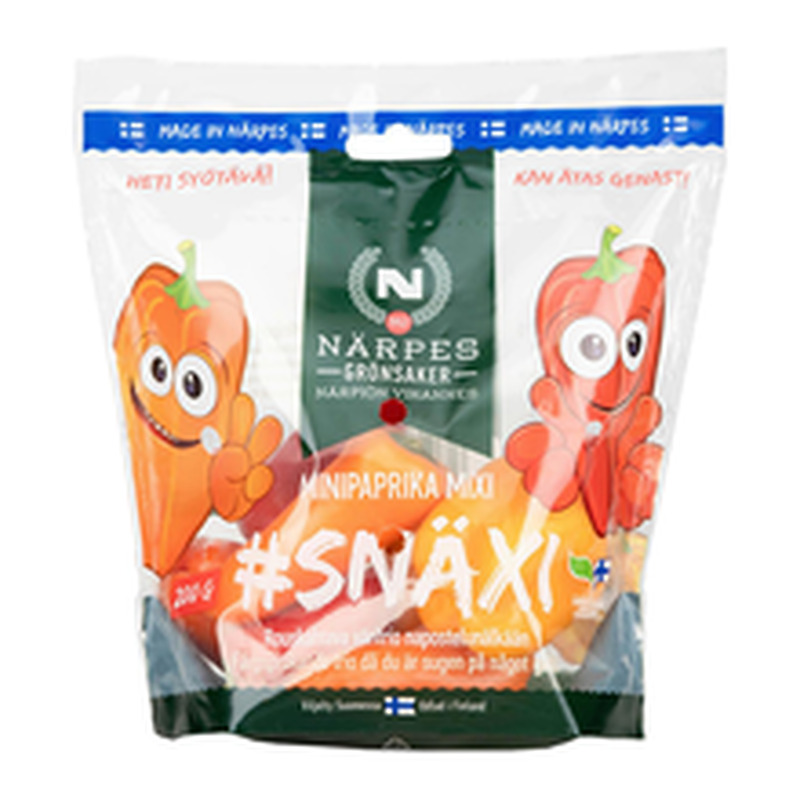 Snäki minipaprika mix 200g