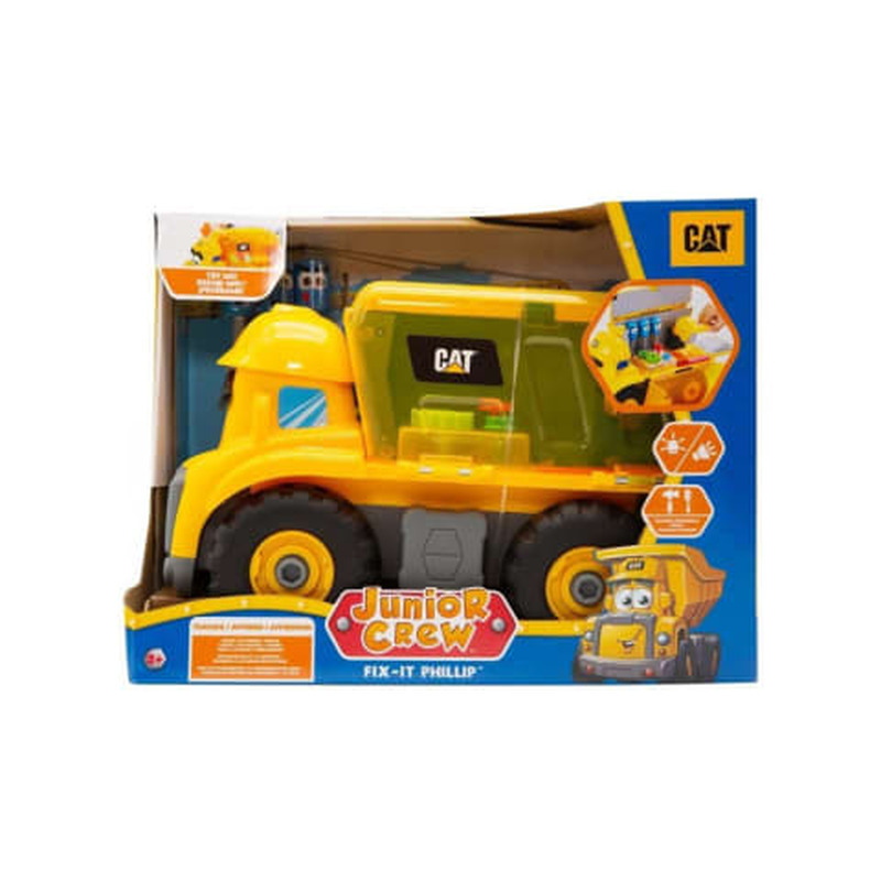 Mänguasi Cat veoauto Junior tiim tulede ja helidega, 82460