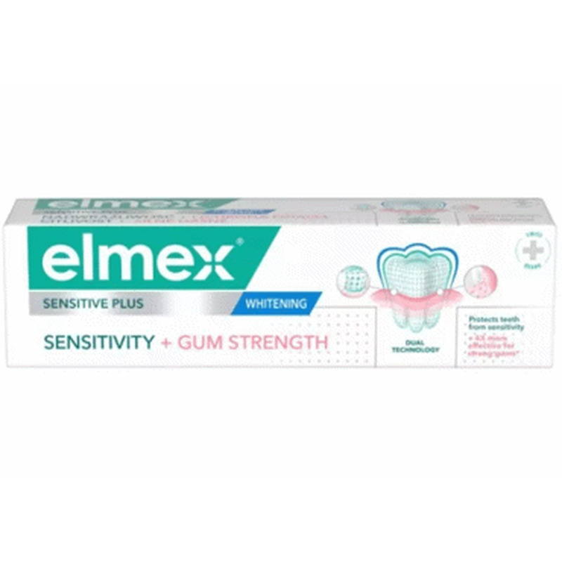 Hambapasta ELMEX Sens.PlusGumWhiten.75ml