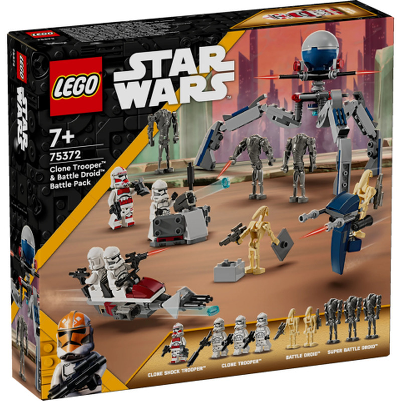 Konstruktor Lego Clone Trooper I Ja Battle Droid I Lahingukomplekt 75372