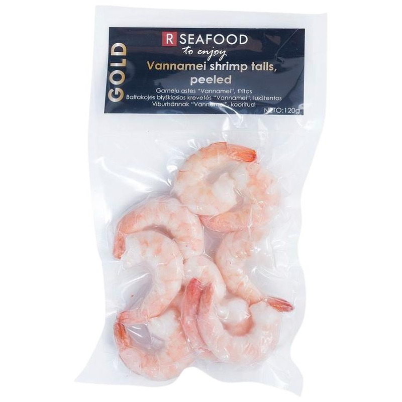 Tiigerkrevetid, puhastatud 120 g