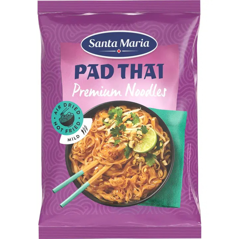 Santa Maria Premium Pad Thai maitselised nuudlid, 75 g