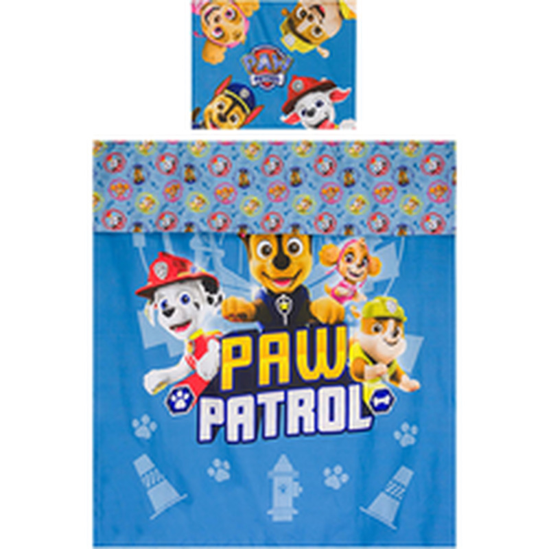 Laste voodipesukomplekt Paw Petrol 150X210/50X60