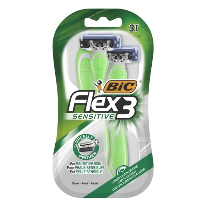 Raseerijad Bic Flex 3 Sensitive 3tk