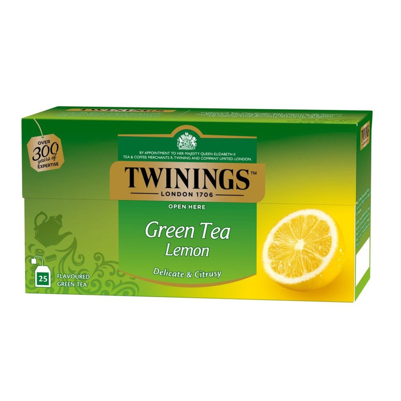 TWININGS Roheline tee sidruniga 25x1,6g (ümbrik)