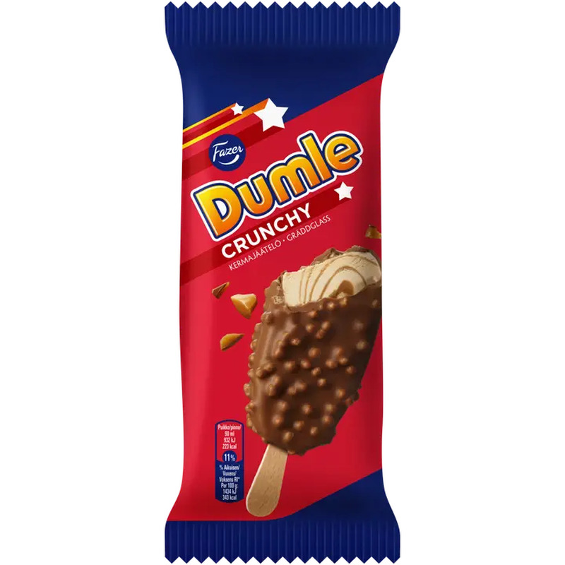 Fazer Dumle pulgajäätis 65 g/90 ml