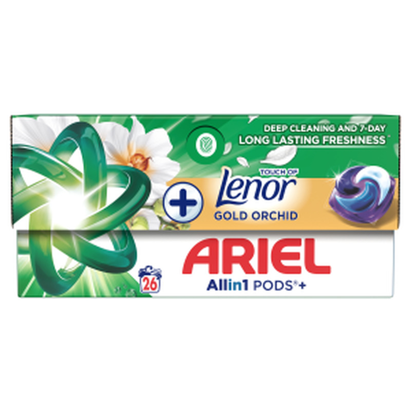 Ariel Gold Orchid pesukapslid 26tk