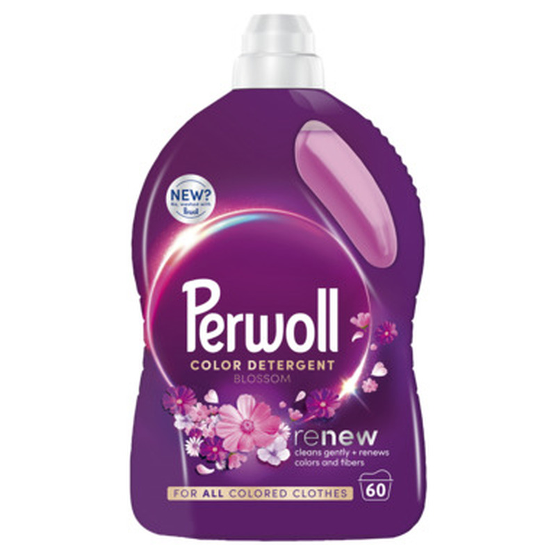 Pesugeel Blossom 60pk, PERWOLL, 3 l