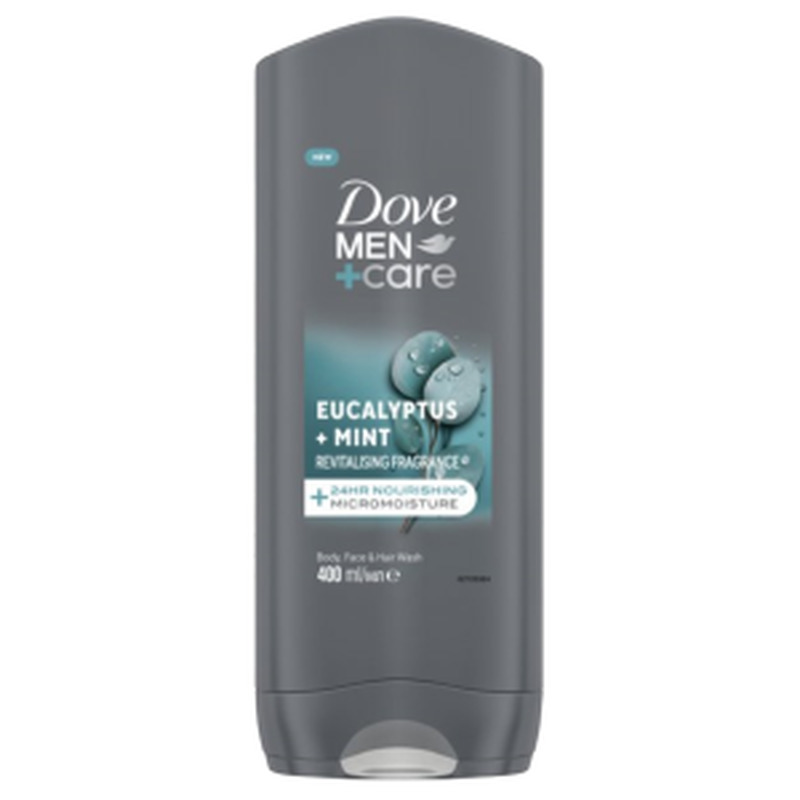 Dušigeel Eucalyptus+Mint, DOVE, 400ml