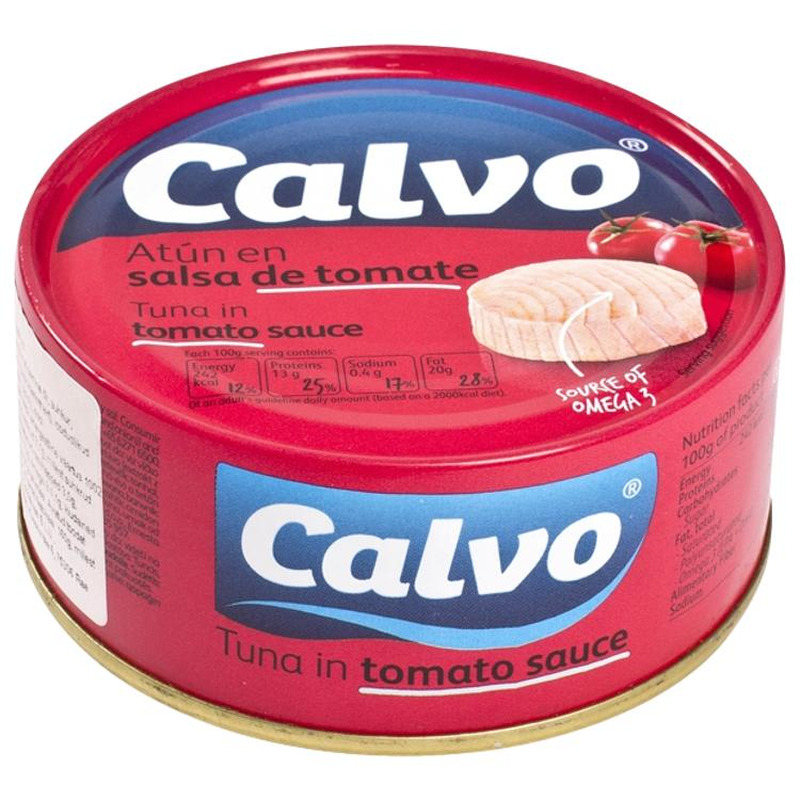 Tuunikala filee tomatikastmes, CALVO, 160 g