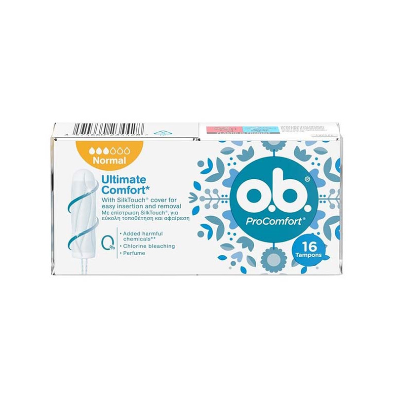 Tampoonid Pro Comfort Normal, O.B., 16 tk