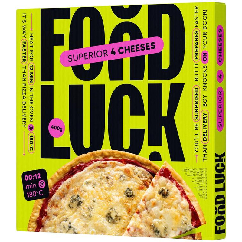 Pitsa nelja juustuga Food Luck, VICI, 400 g